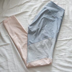 Outdoor Voices Colorblock Compression Leggings 7/8 Sz Sm